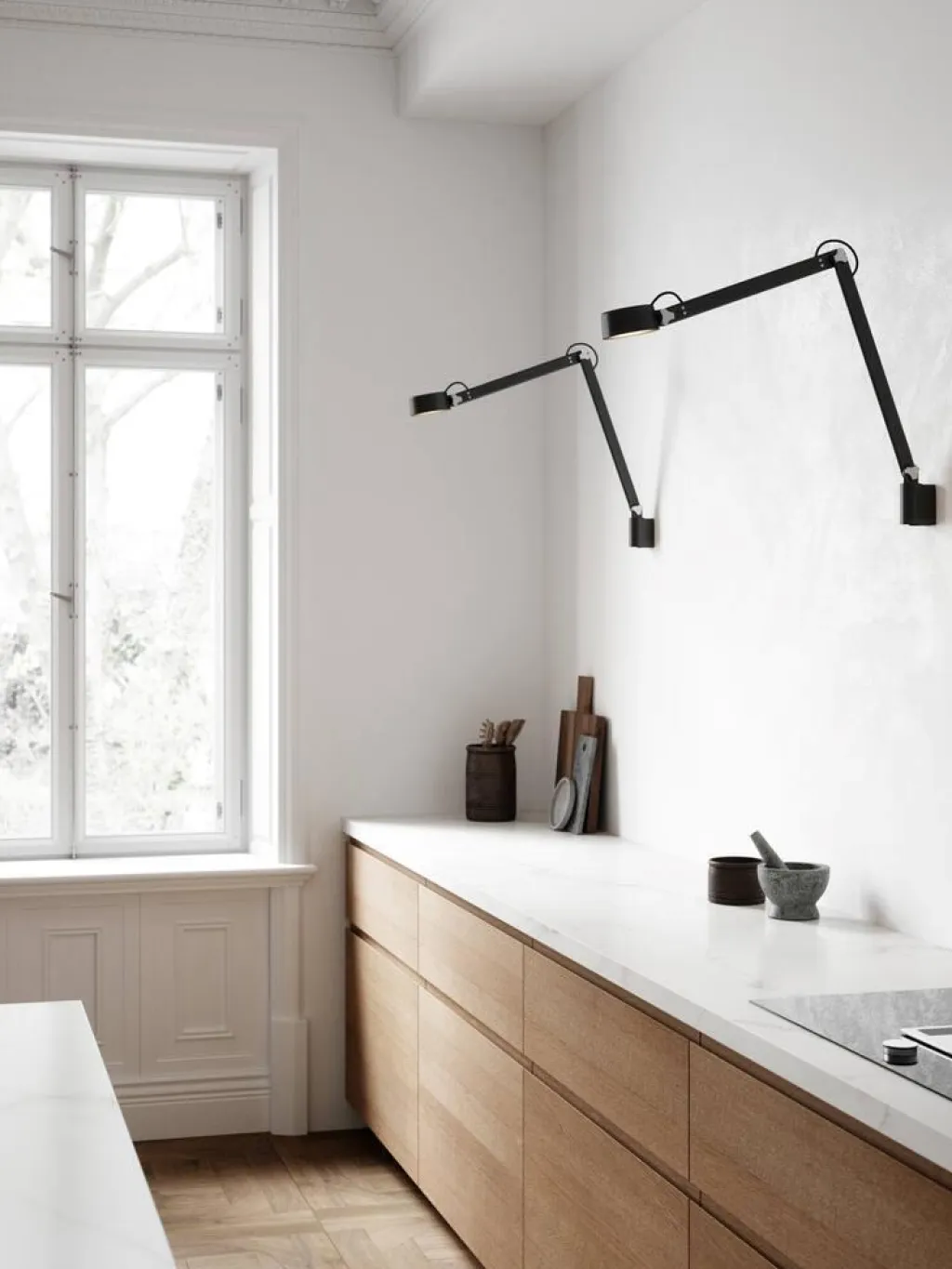 Nobu Bordlampe LED H47 cm, Sort Lamper Til Kontoret|Lamper Til Soveværelset