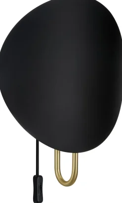 DFTP Lamper Til Soveværelset|Lamper Til Køkkenet > Spargo Væglampe 32 cm, Sort/Messing
