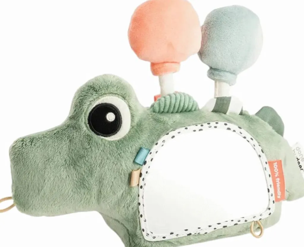 Discount Croco Aktivitetsgulvspejl 28 cm, Grøn Børn Baby- Og Småbørnslegetøj