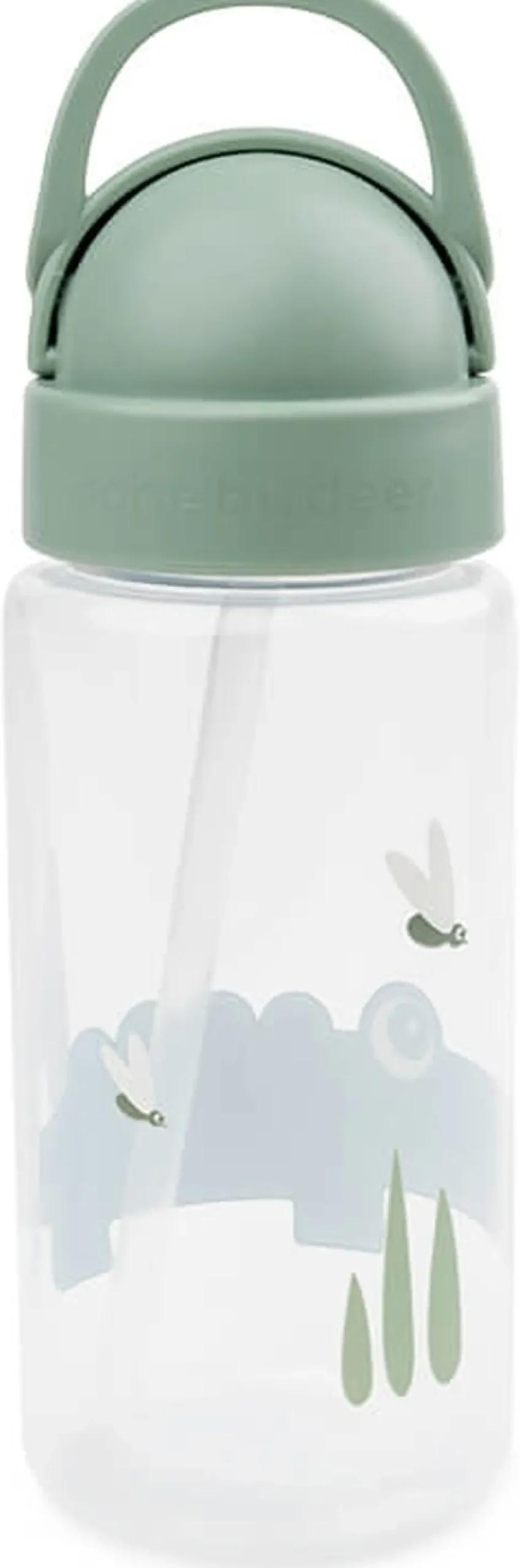 Børn Done By Deer Drikkedunke Til Børn|Opbevaring Til Køkkenet > Croco Drikkedunk m. Sugerør 350 ml, Grøn
