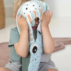 New Croco Fold-ud-stofbog 90x14 cm, Grøn Børn Baby- Og Småbørnslegetøj