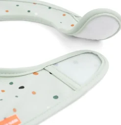 Discount Croco Hagesmæk m. Velcro 2 stk, Grøn Børn Hagesmække Og Savlesmække|Hagesmække