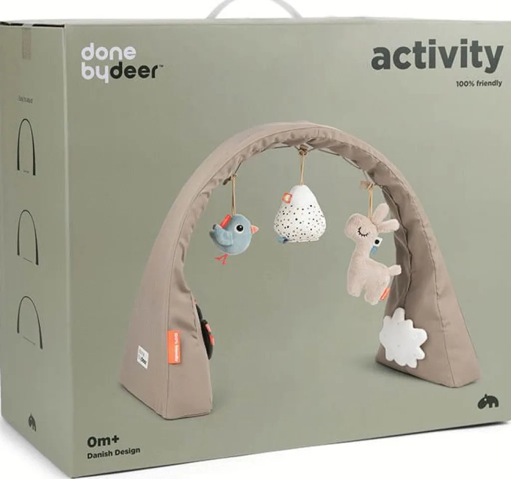 Børn Done By Deer Musikuroer Og Aktivitetsophæng > Lalee Aktivitetsbue 80 cm, Sand