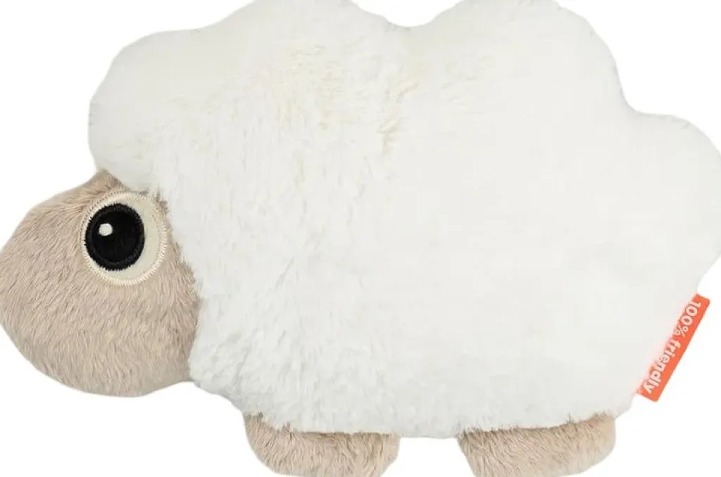 Hot Sheepy Bamse 19x16 cm, Sand Børn Tøjdyr Og Nusseklude