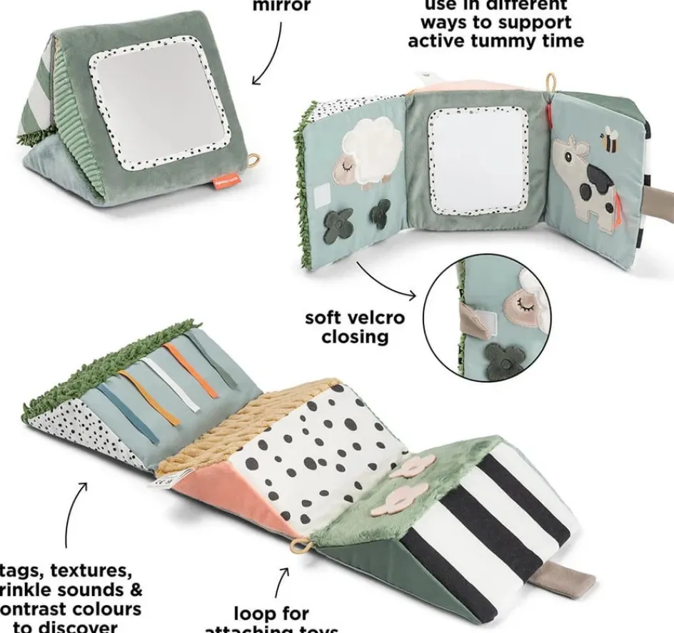 New Done By Deer Tiny Farm Fold-ud-sansespejl H14 cm, Multi