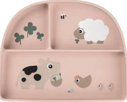 Discount Tiny Farm Stick&Stay Tallerken 20x16 cm, Børn Børnetallerkener|Børnetallerkener