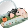Outlet Tiny Farm Tummy Time Sensorisk Spejl 33x19 cm, Grøn Børn Baby- Og Småbørnslegetøj