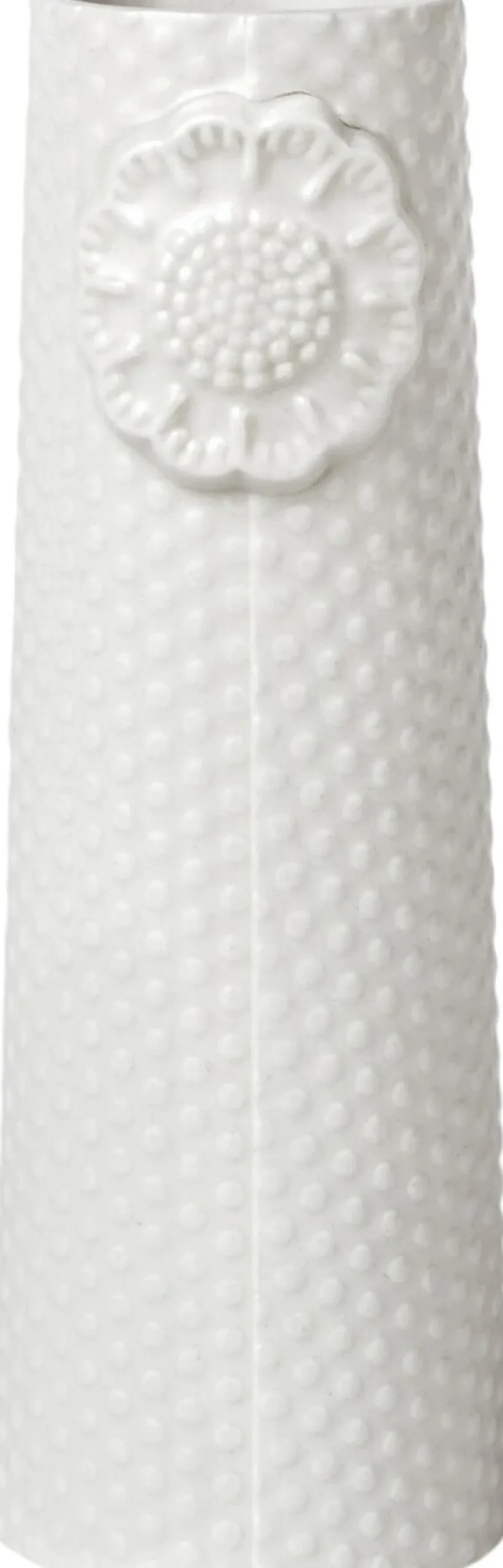 Best Nordic Design Pipanella Dot Vase H15 cm, Hvid Stue|Vaser