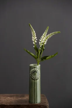Hot Dottir Nordic Design Pipanella Dot Vase H12,5 cm, Grøn