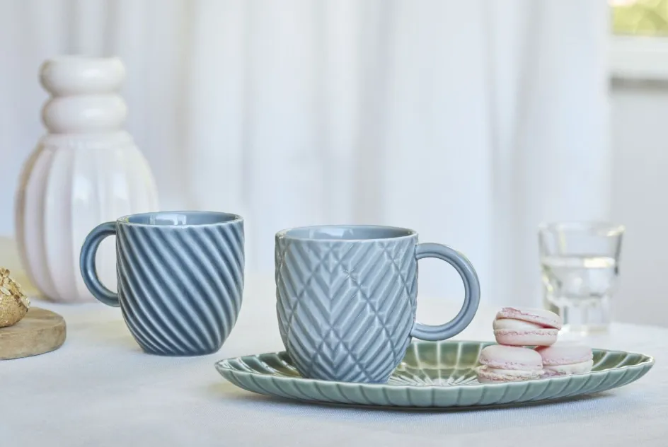 New Dottir Nordic Design Samsurium Twirl Krus 32 cl, Midnight