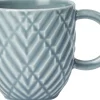 Hot Dottir Nordic Design Samsurium Art Deco Krus 32 cl, Blå/Grå