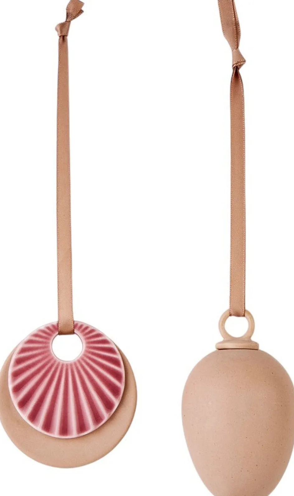 Dottir Nordic Design Sweet Stories Ornament 2 stk. 6,5 cm, Rosa