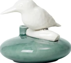 Best Dottir Nordic Design Sweet Stories Vase Isfugl H7,7 cm, Peacock