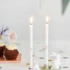 Dottir Stearinlys|Led Stearinlys > Nordic Design Winter Stories Kertelys 10 stk. ?1,3 cm, Hvid