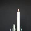 Hot Nordic Design Winter Stories Kronelys Ø3 cm, Forest Stearinlys|Led Stearinlys