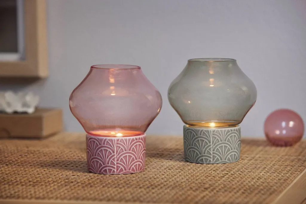 Dottir Fyrfadsstager > Nordic Design Pipanella Sunburst Hurricane Fyrfadsstage H10 cm,