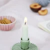 Dottir Lysestager > Nordic Design Pipanella Fan Dot Lysestage H4,6 cm, Spruce