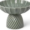 New Nordic Design Samsurium Skål på Fod H11,7 cm, Eucalyptus Stue|Pynteskåle Og Fade