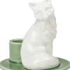 Dottir Lysestager > Nordic Design Sweet Stories Lysestage Ræv H9,5 cm, Spruce