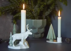 New Dottir Nordic Design Winter Stories Lysestage H14,5 cm, Rensdyr