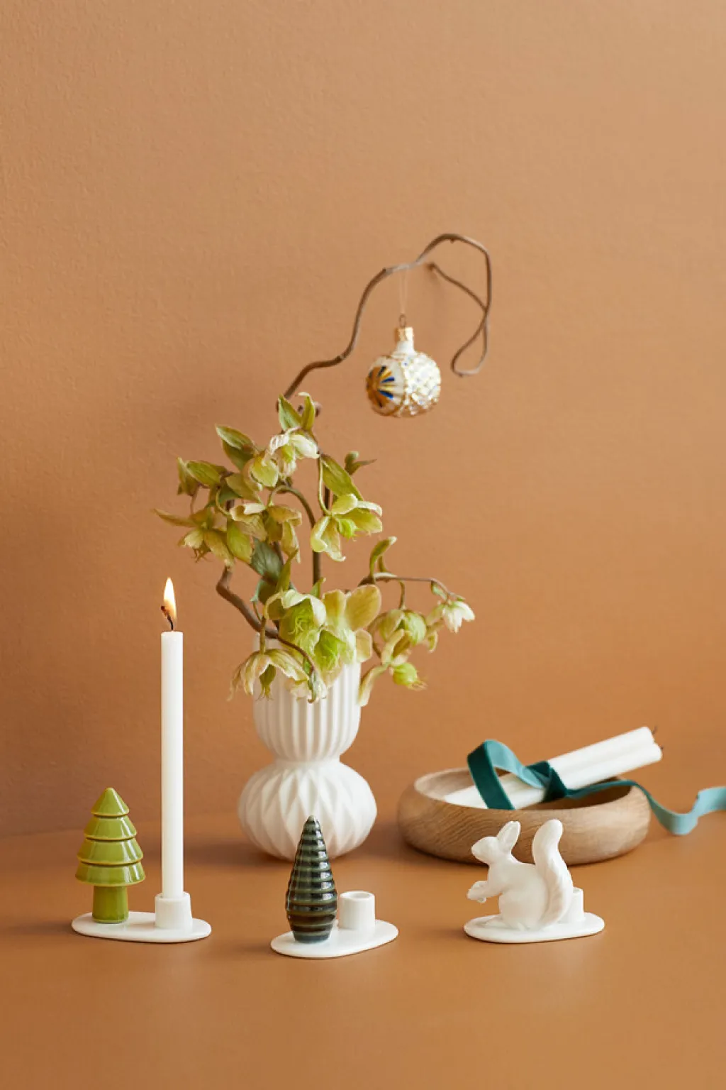 Dottir Lysestager > Nordic Design Winter Stories Flock Lysestage 3 stk,