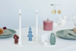 Outlet Dottir Nordic Design Winter Stories Flock Lysestage 3 stk, Mushroom