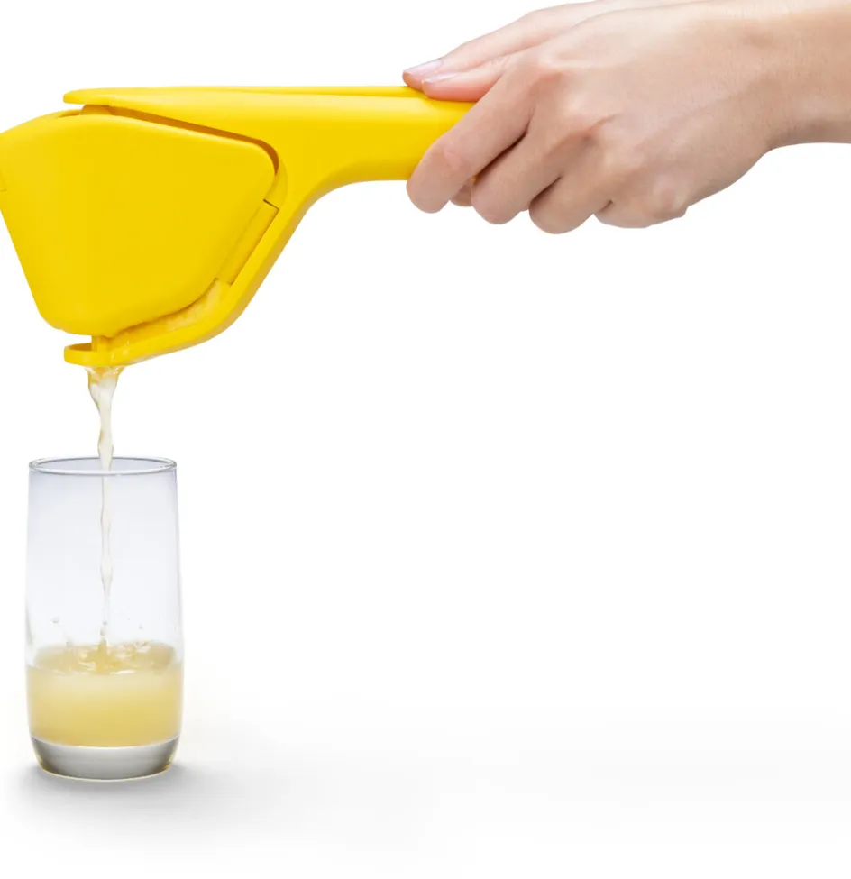 Best Dreamfarm Fluicer Citruspresser til Citron, Gul