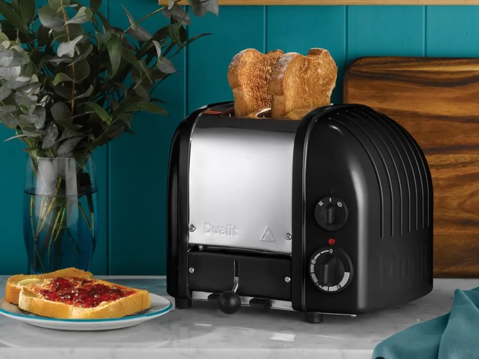 Dualit Classic Newgen Brødrister 2 Slice, Mat Sort