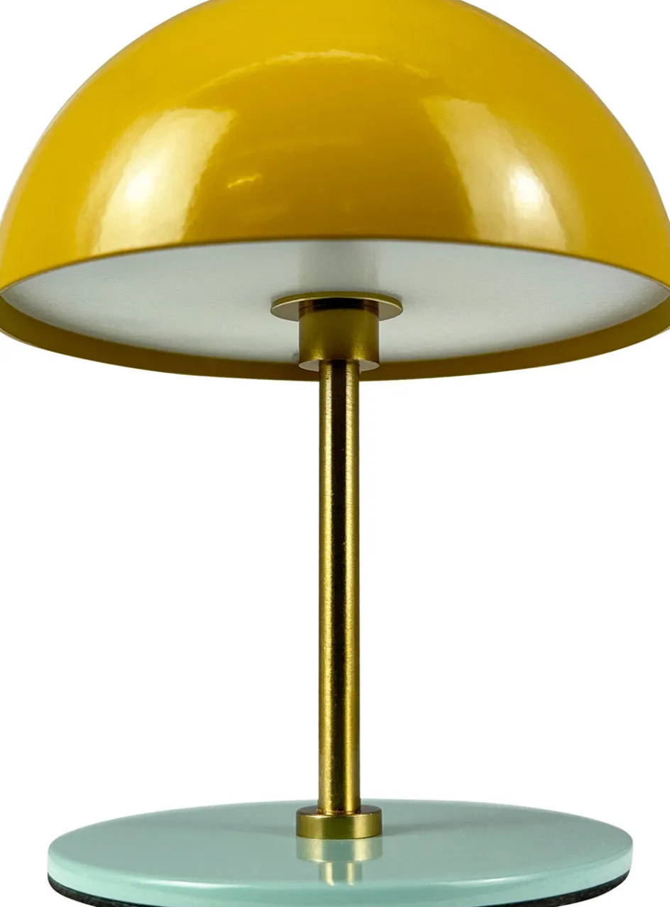 Online Dyberg Larsen ALONG Trådløs Minibordlampe LED 2 stk, Curry/Turkis