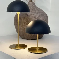 New ALONG Trådløs Minibordlampe LED 2 stk, Lamper Til Soveværelset|Bordlamper