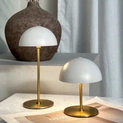 Outlet ALONG Trådløs Minibordlampe LED 2 stk, Lamper Til Soveværelset|Bordlamper