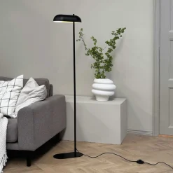 Sale Dyberg Larsen Arch Gulvlampe H143 cm, Sort/Messing