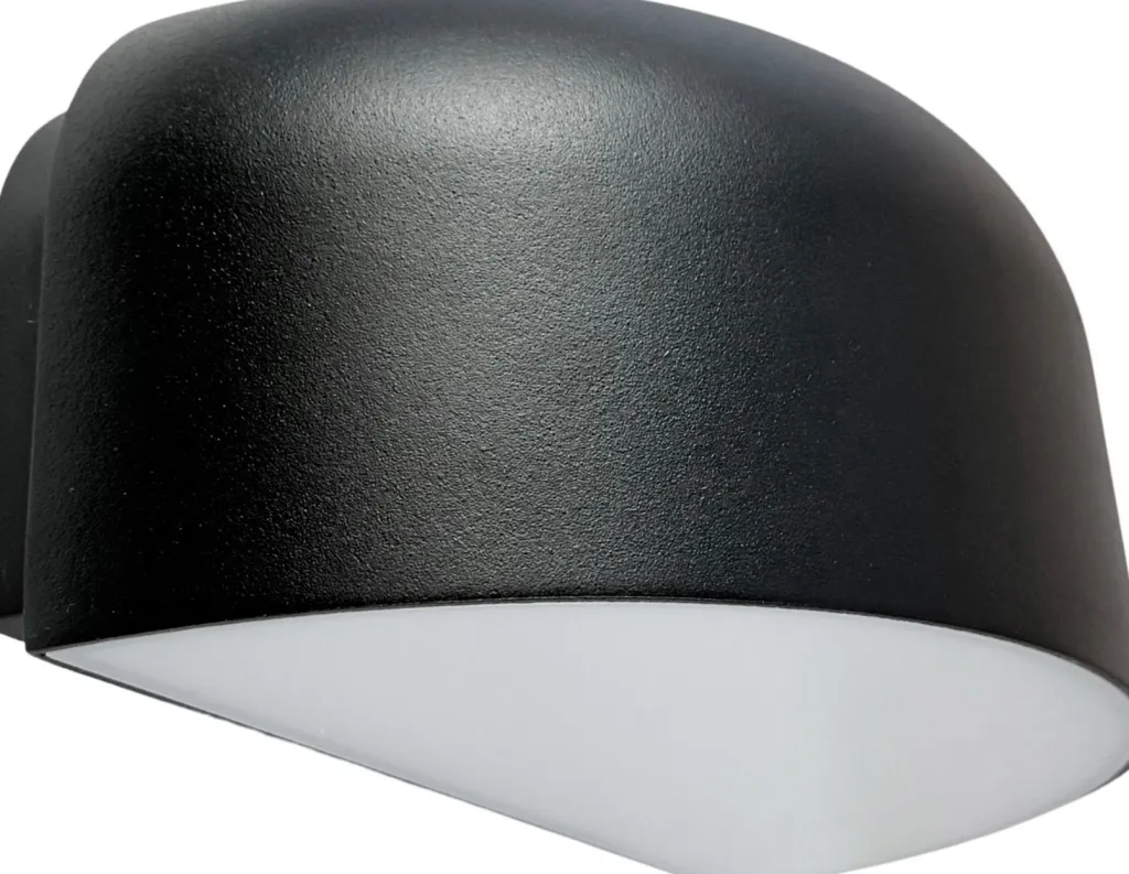 New Arcus Væglampe 23 cm, Sort Lamper Til Haven Og Terrassen|Udendørs Væglamper