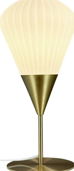 Discount Dyberg Larsen Ballon Bordlampe H45,5 cm, Opal/Messing