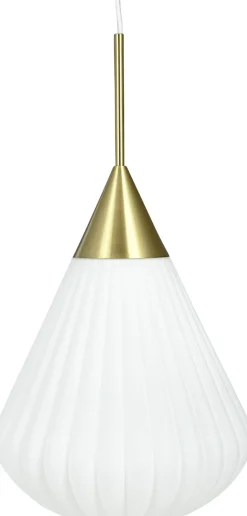 Clearance Dyberg Larsen Ballon Pendel ?33 cm, Opal/Messing
