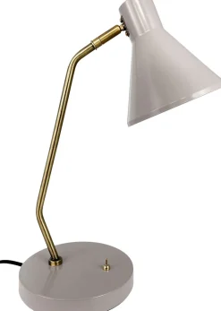 Clearance Dyberg Larsen Bordlampe Sleep H43,3 cm, Beige/Antik Messing