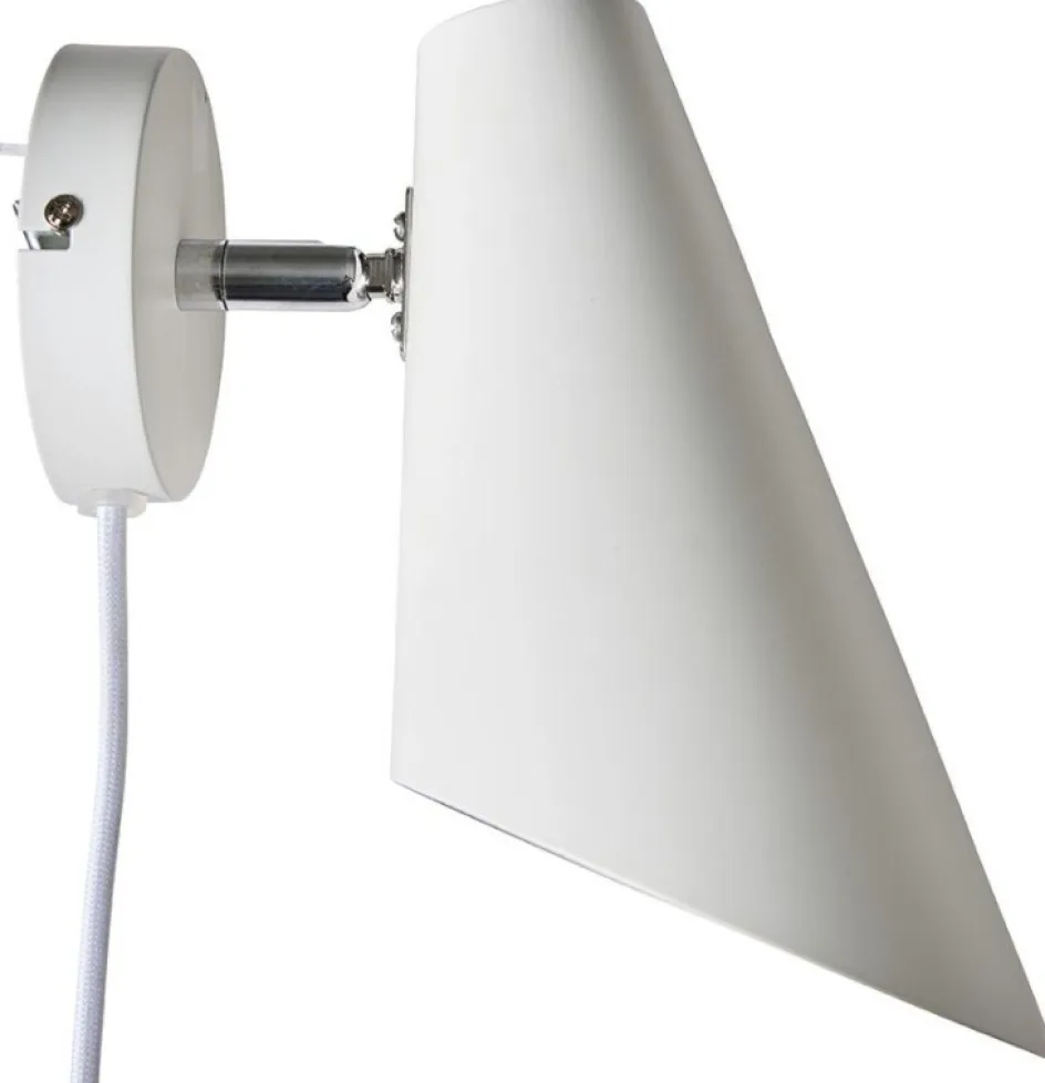 Clearance Dyberg Larsen Cale Væglampe 24,5 cm, Hvid