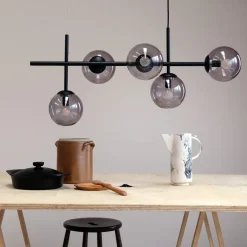 Hot Dyberg Larsen Como Langbordspendel ?93 cm, Smoke/Sort