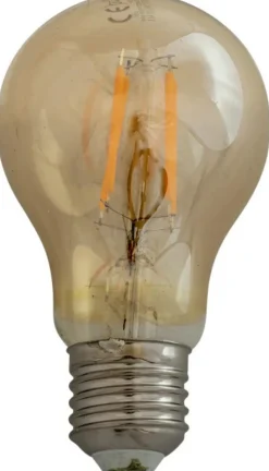 New D60 Pære LED E27 4W/400lm 3 Step, Ravfarvet E27 Led-Pærer