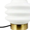 Dyberg Larsen Lamper Til Kontoret|Lamper Til Soveværelset > Diva Bordlampe H15 cm, Messing/Hvid