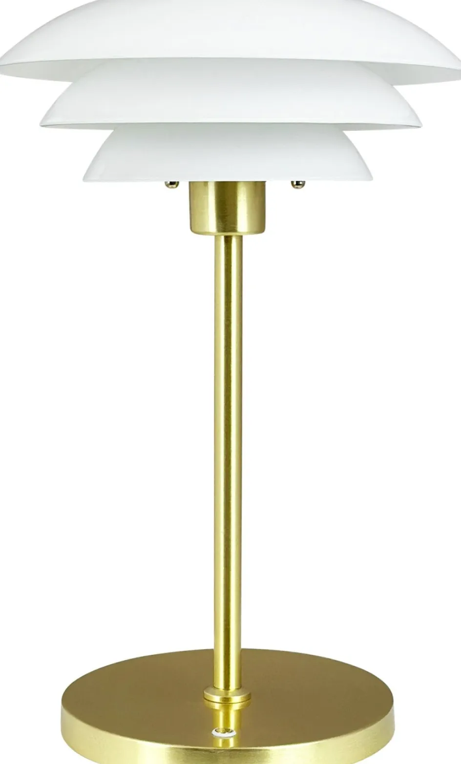 Clearance Dyberg Larsen DL20 Trådløs Bordlampe LED H30 cm, Opal/Messing