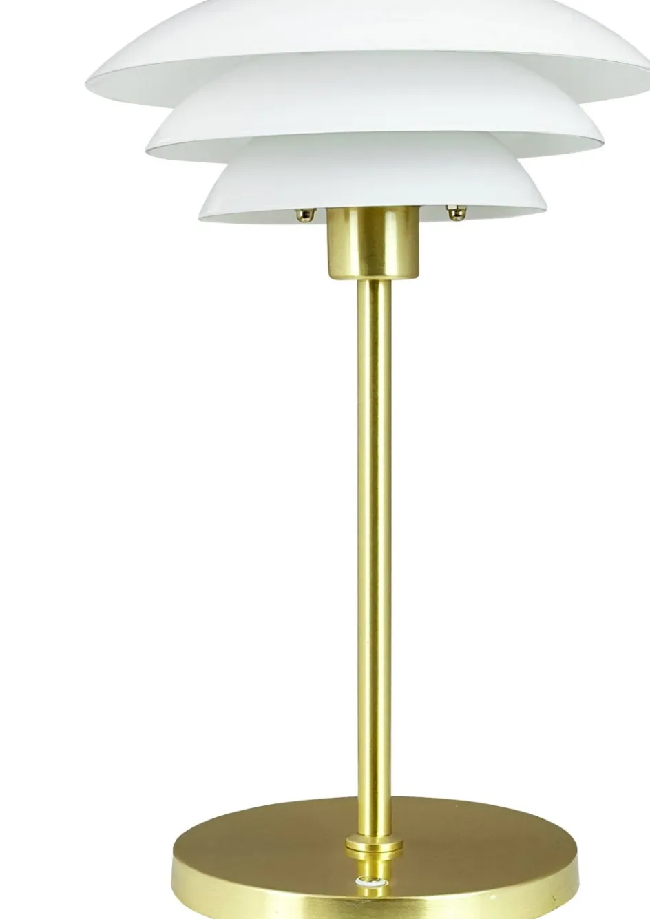 Clearance Dyberg Larsen DL20 Trådløs Bordlampe LED H30 cm, Opal/Messing
