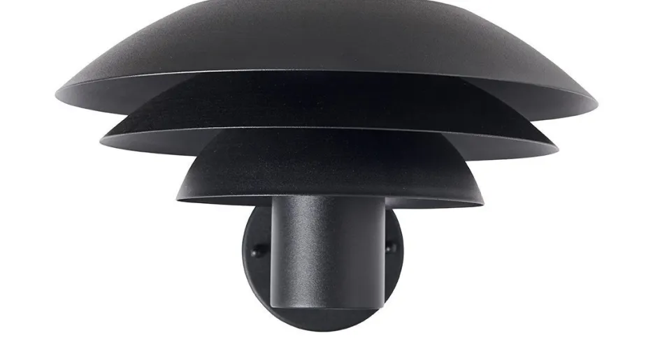 Discount Dyberg Larsen DL31 Udendørs Væglampe 31 cm, Sort