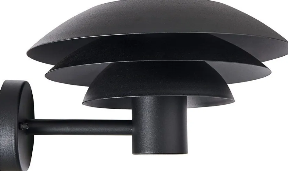 Discount Dyberg Larsen DL31 Udendørs Væglampe 31 cm, Sort