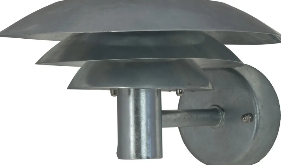 Discount Dyberg Larsen DL25 Udendørs Væglampe 25 cm, Galvaniseret Stål