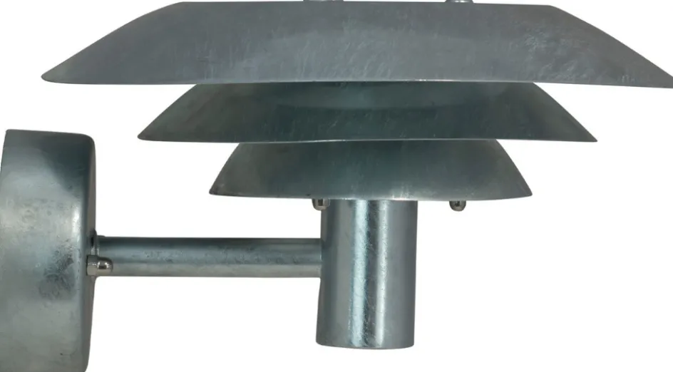Discount Dyberg Larsen DL25 Udendørs Væglampe 25 cm, Galvaniseret Stål