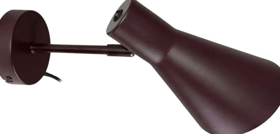 Discount Dyberg Larsen DL12 Væglampe 20 cm, Brun