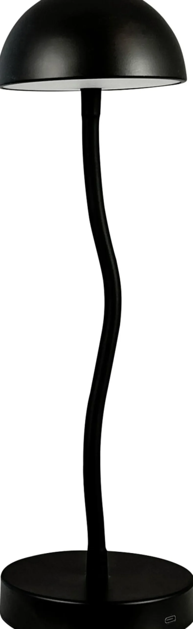 Dyberg Larsen Fonzy Trådløs Bordlampe LED H38 cm, Mat Sort