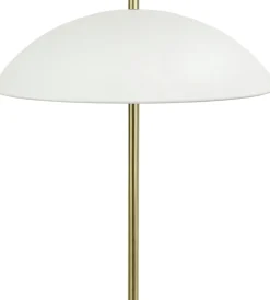Dyberg Larsen Gulvlamper > Globus Gulvlampe H150 cm, Beige/Messing