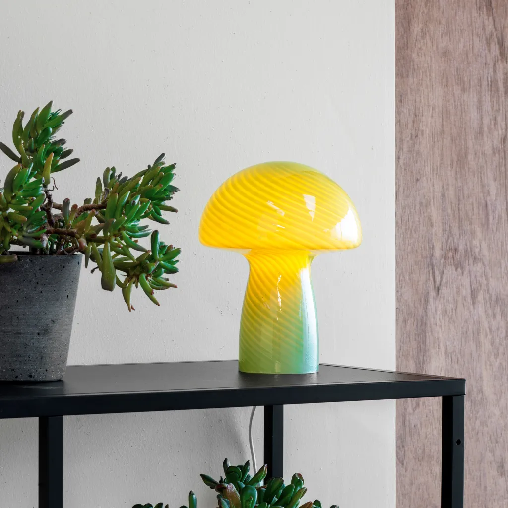 Outlet Jenny Mushroom Bordlampe H23 cm, Grøn Lamper Til Kontoret|Lamper Til Soveværelset